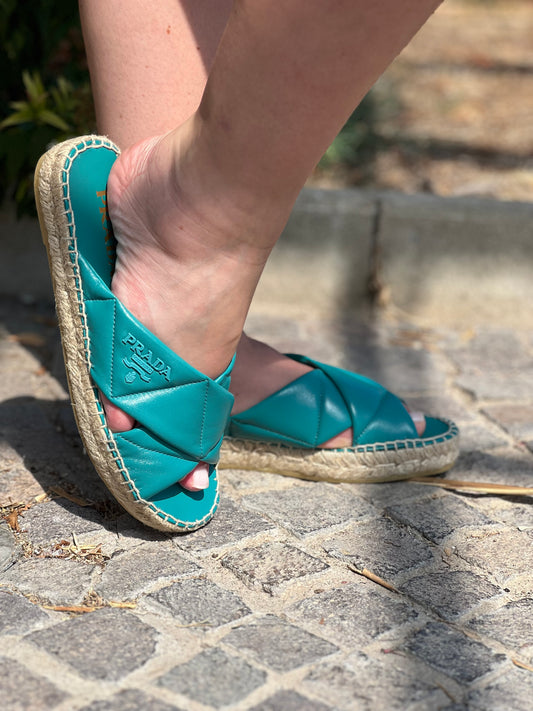 Sandali espadrillas Prada n.37
