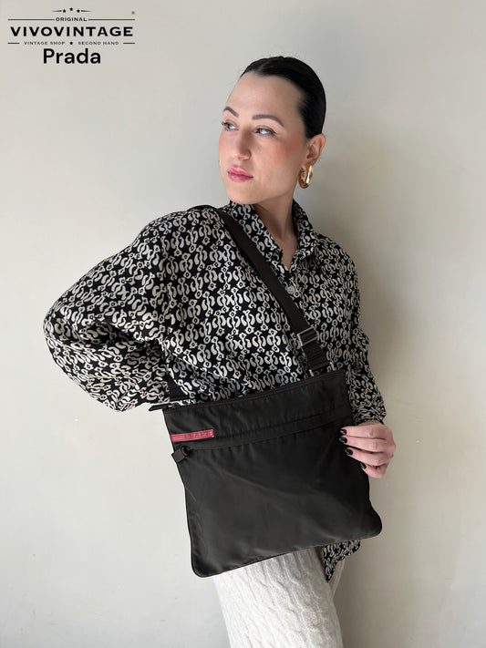 Tracolla Prada nylon