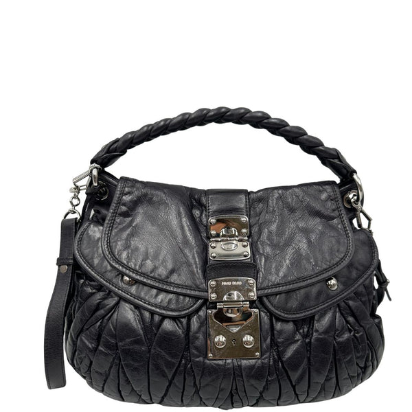 Borsa Miu Miu Coffer viola