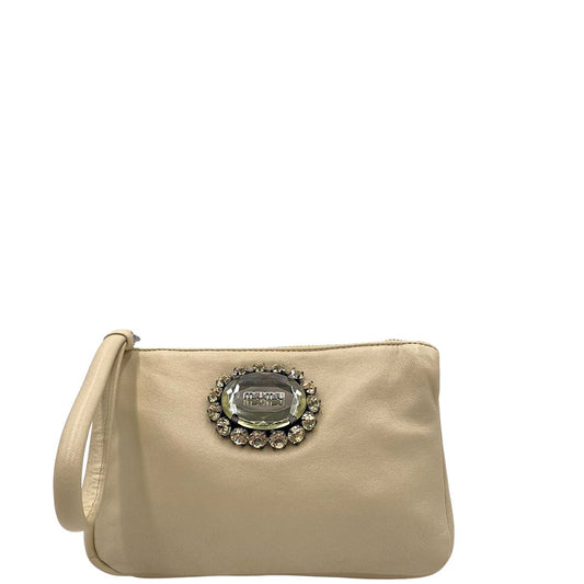 Pochette Miu Miu gialla pastello