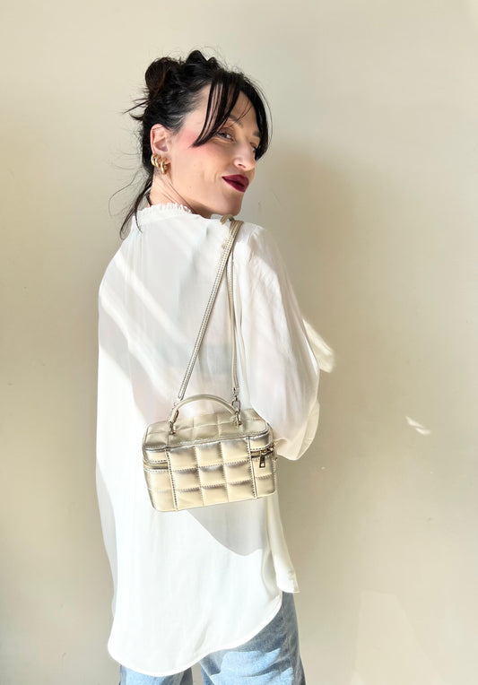 Pochette Furla dorata