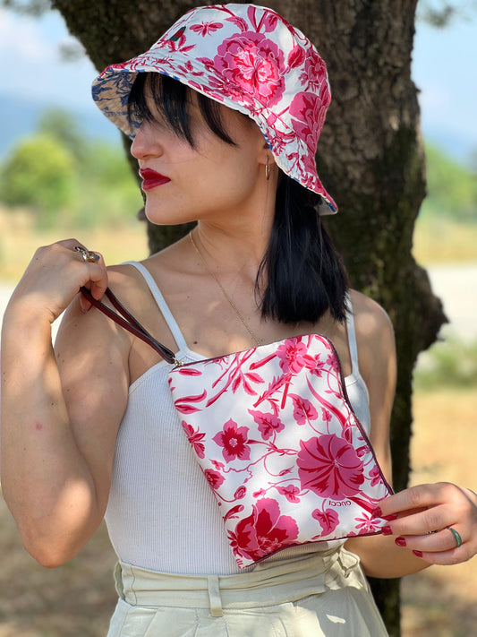 Cappello reversibile Gucci fiori