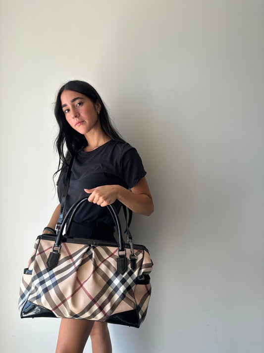 Shopper Burberry tartan