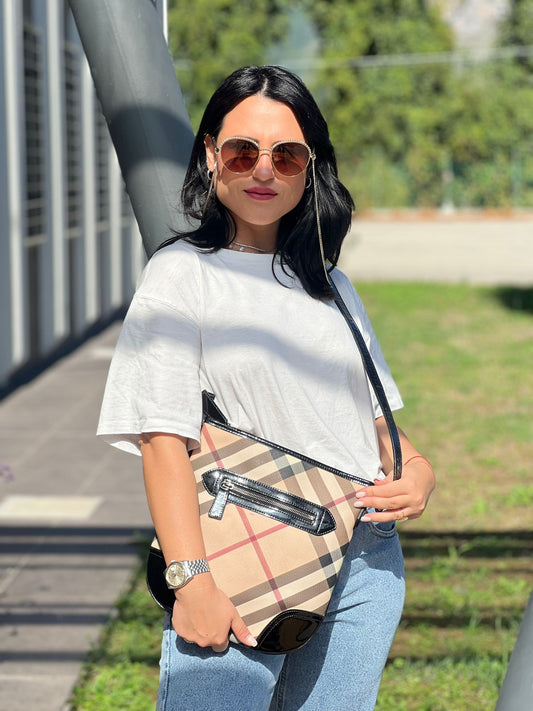 Tracolla Burberry Tartan