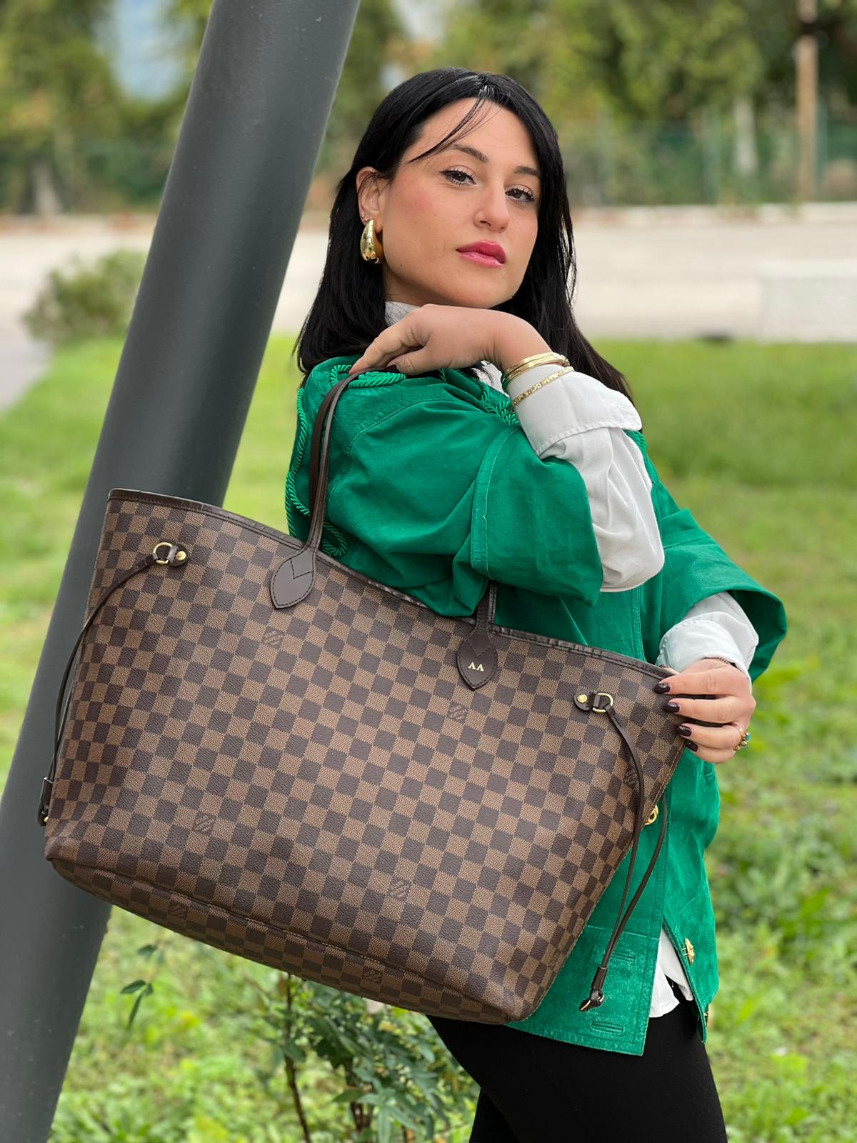 Neverfull Gm Vendita Borse Vuitton Usate Neverfull GM Damier ébène