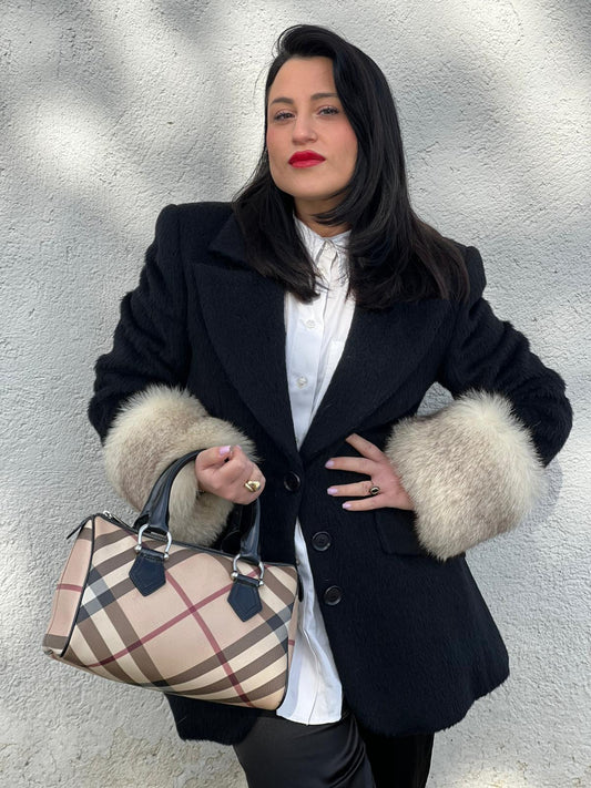 Bauletto Burberry tartan