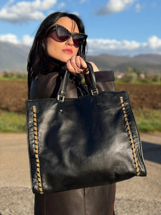 Tote Borsa Borbonese nera