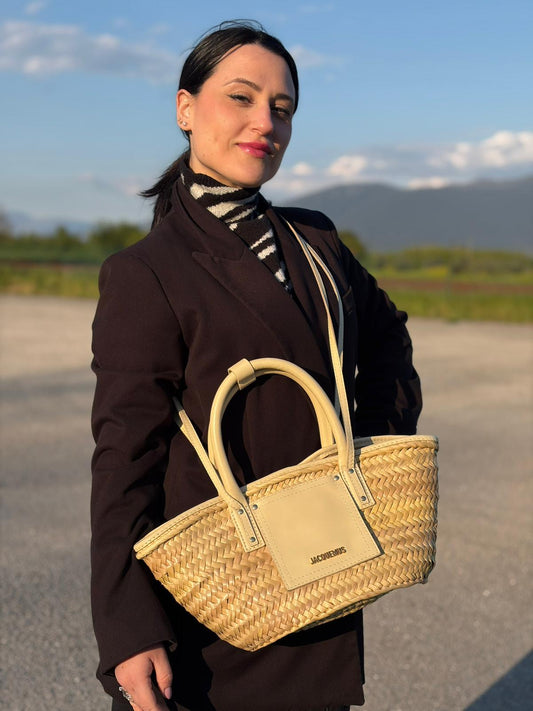 Le Petit Panier Soli Jacquemus beige