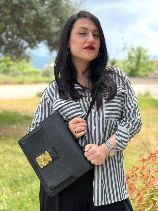Monceau Epi Louis Vuitton nera
