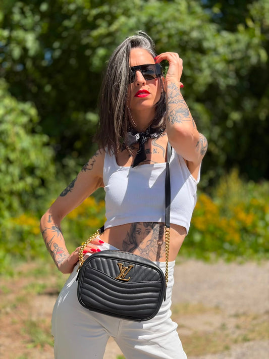 Borsa New Wave Louis Vuitton nera