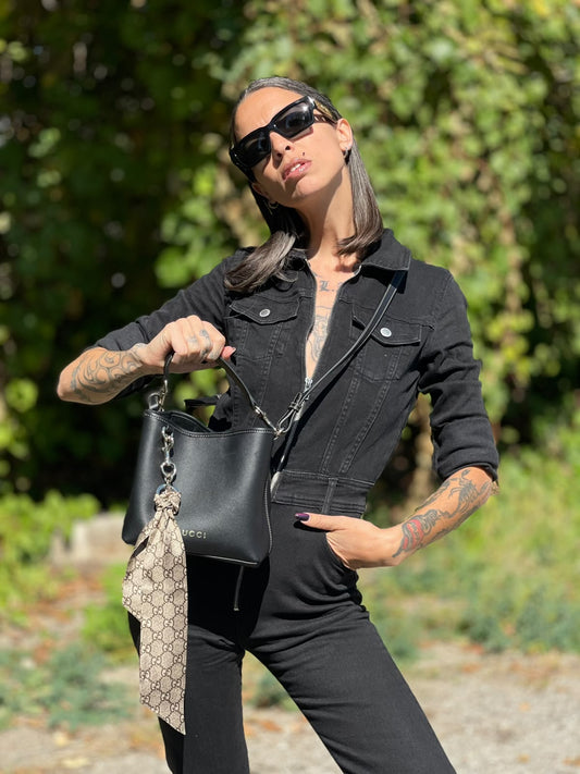 Secchiello Gucci Emblem nero