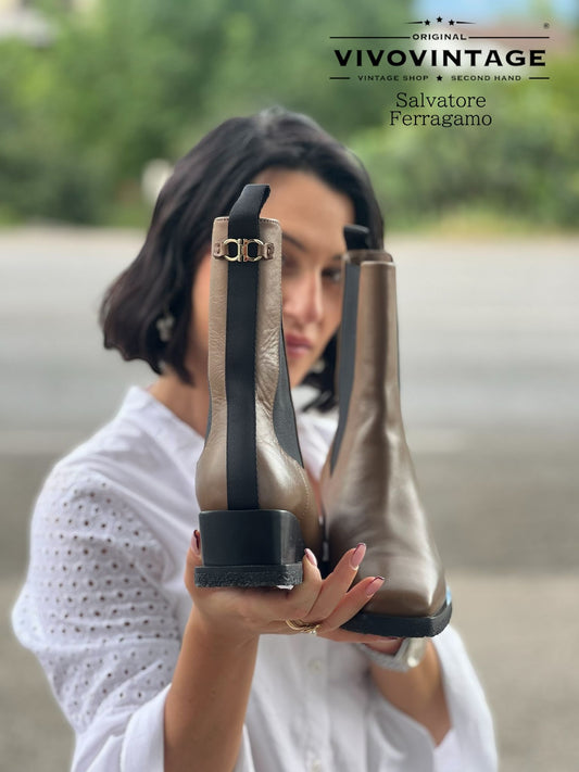 Stivaletti Salvatore Ferragamo n 39,5
