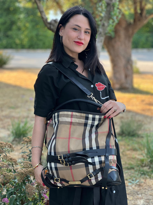 Gosford Bridle Bag Burberry tartan