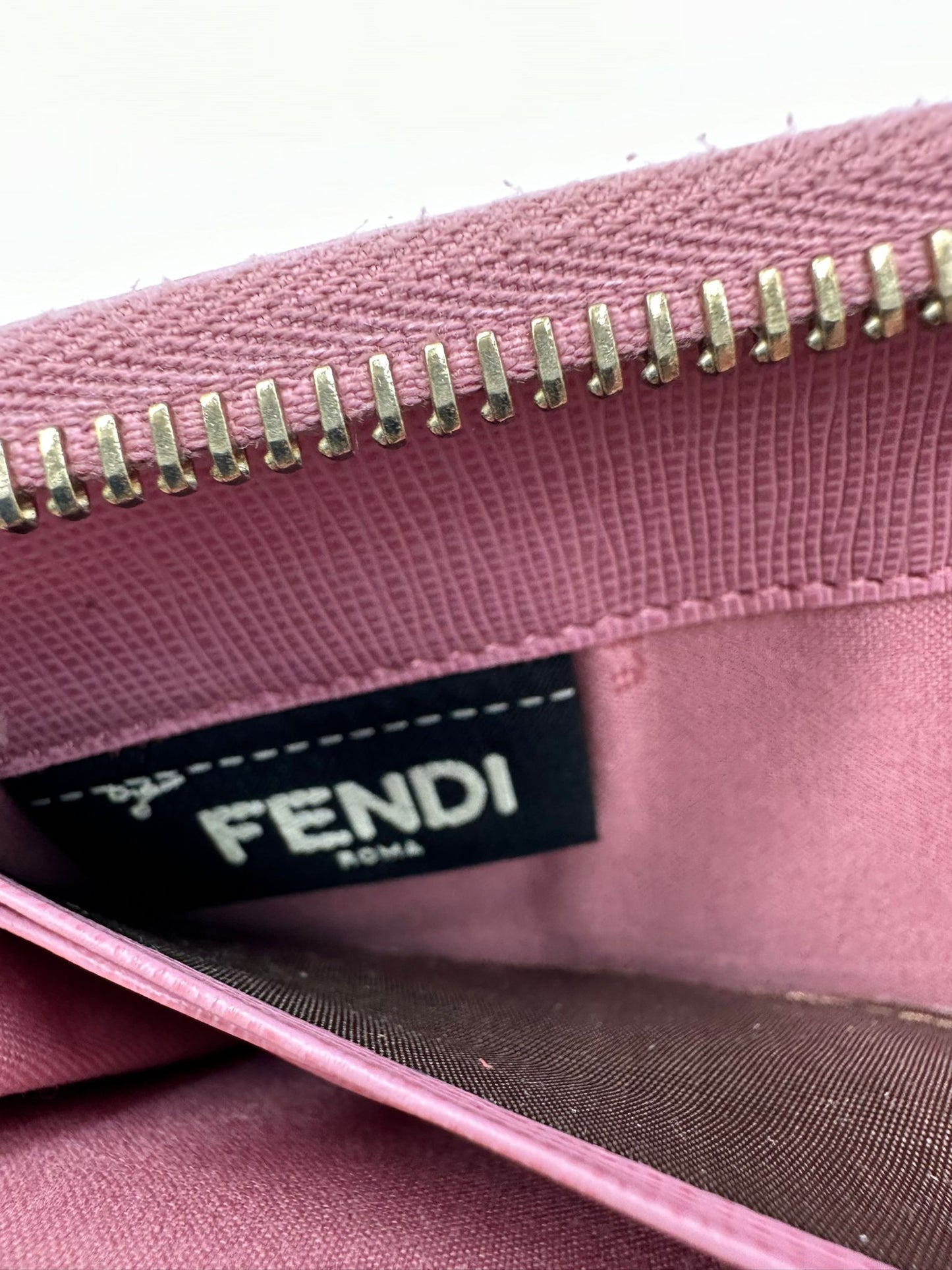 Portafoglio Fendi rosa