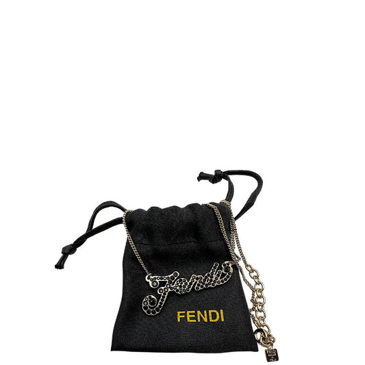 Collana Fendi strass