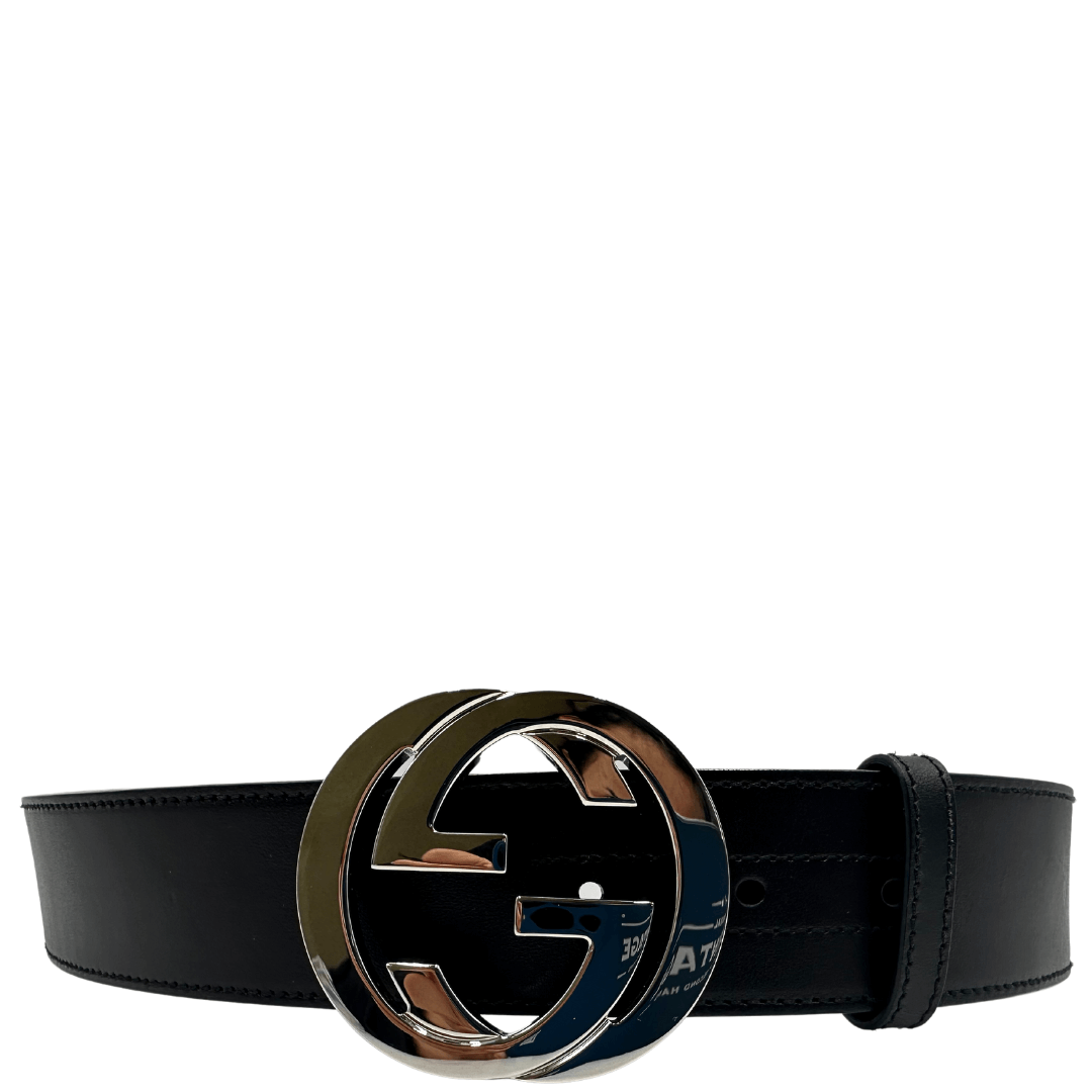 Cinta Gucci Nera Tg.42 Vivo Vintage