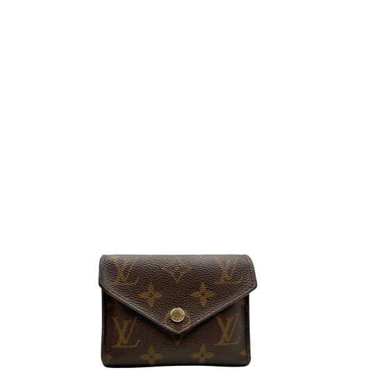 Portafoglio Louis Vuitton in canvas marrone monogram con parti metalliche dorate. Completo di scatola, di lusso, originale, ottime condizioni.