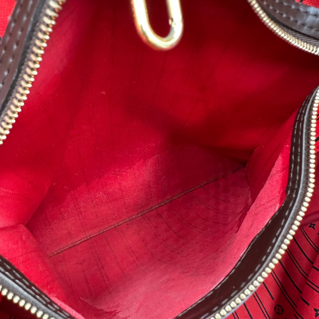 Neverfull Damier Ébène GM personalizzata LV