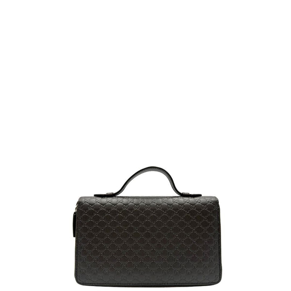 Pochette Portadocumenti Gucci Microguccissima marrone