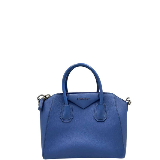 front Borsa Givenchy Antigona nella versione piccola, di lusso, originale, usata, ottime condizioni.