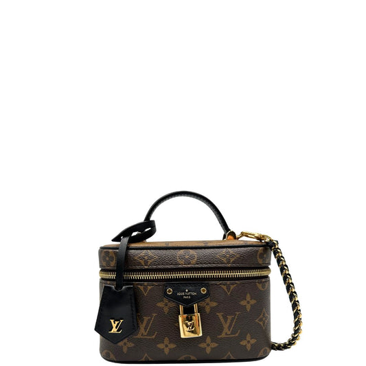 front Borsa realizzata in tela Monogram classica e in versione Reverse, di lusso, originale, usata, ottime condizioni.