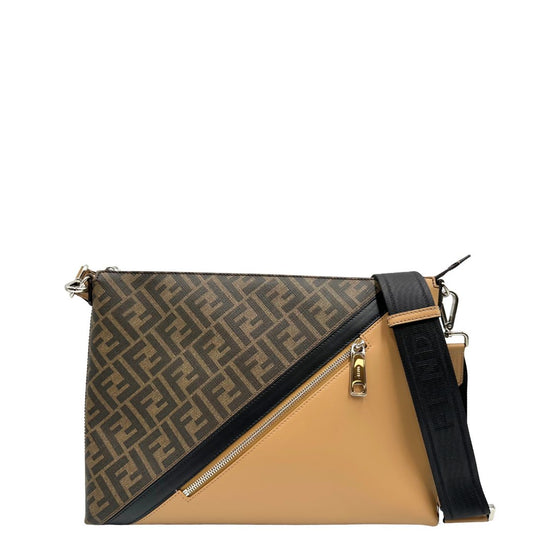 Tracolla Fendi Diagonal zucca