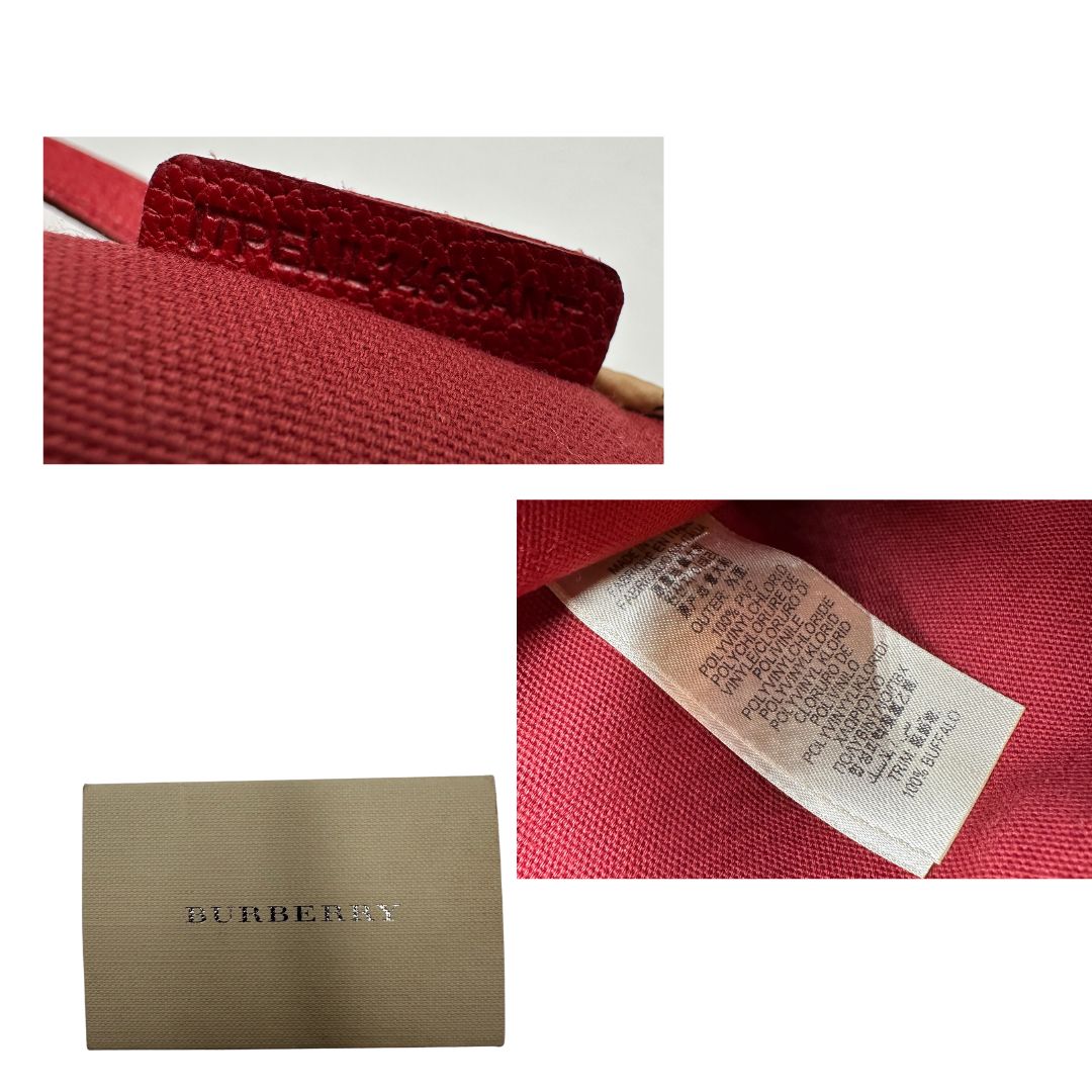 Borsa Burberry tartan