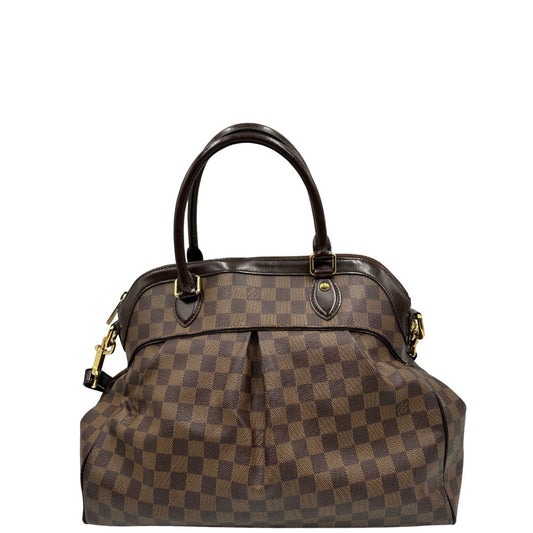 front Borsa LV in canvas Damier Ébène nella versione GM, di lusso, originale, ottime condizioni, usata.