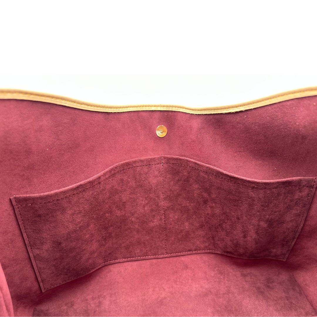 interno Borsa Louis Vuitton in canvas marrone monogram, di lusso, originale, eccellenti condizioni, usata