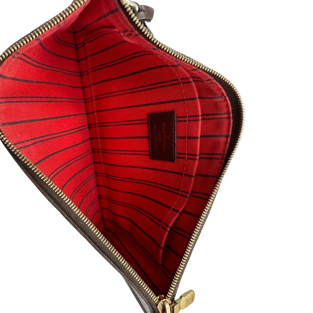interno Neverfull LV Damier Ébène nella versione GM, di lusso, originale, ottime condizioni