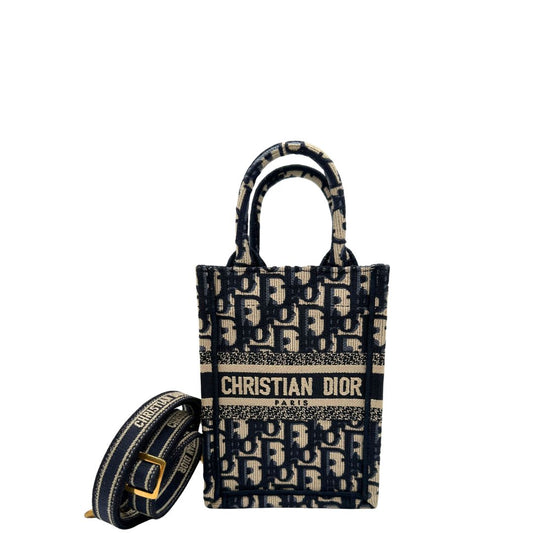 Mini Book Tote Vertical Oblique Christian Dior