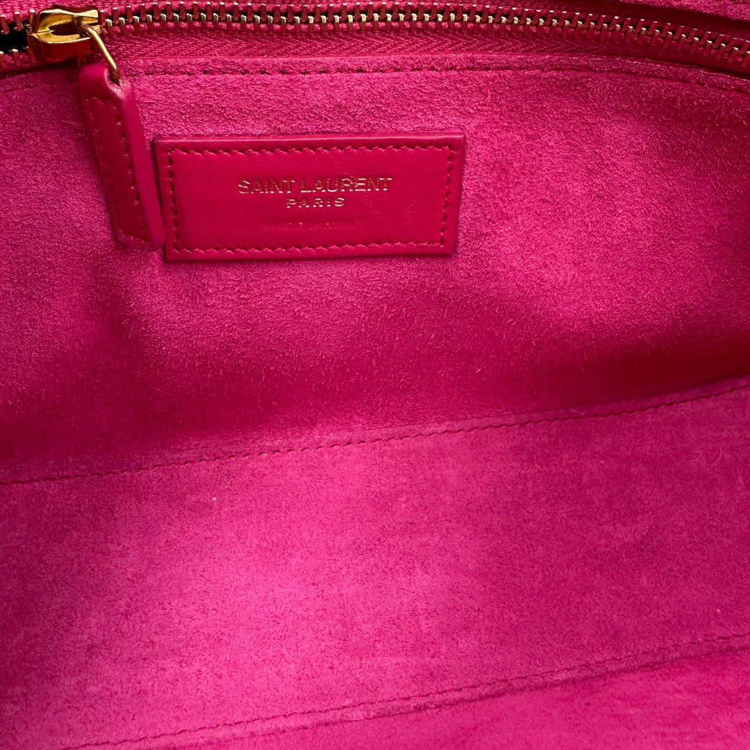 LE 5 À 7 Saint Laurent fucsia