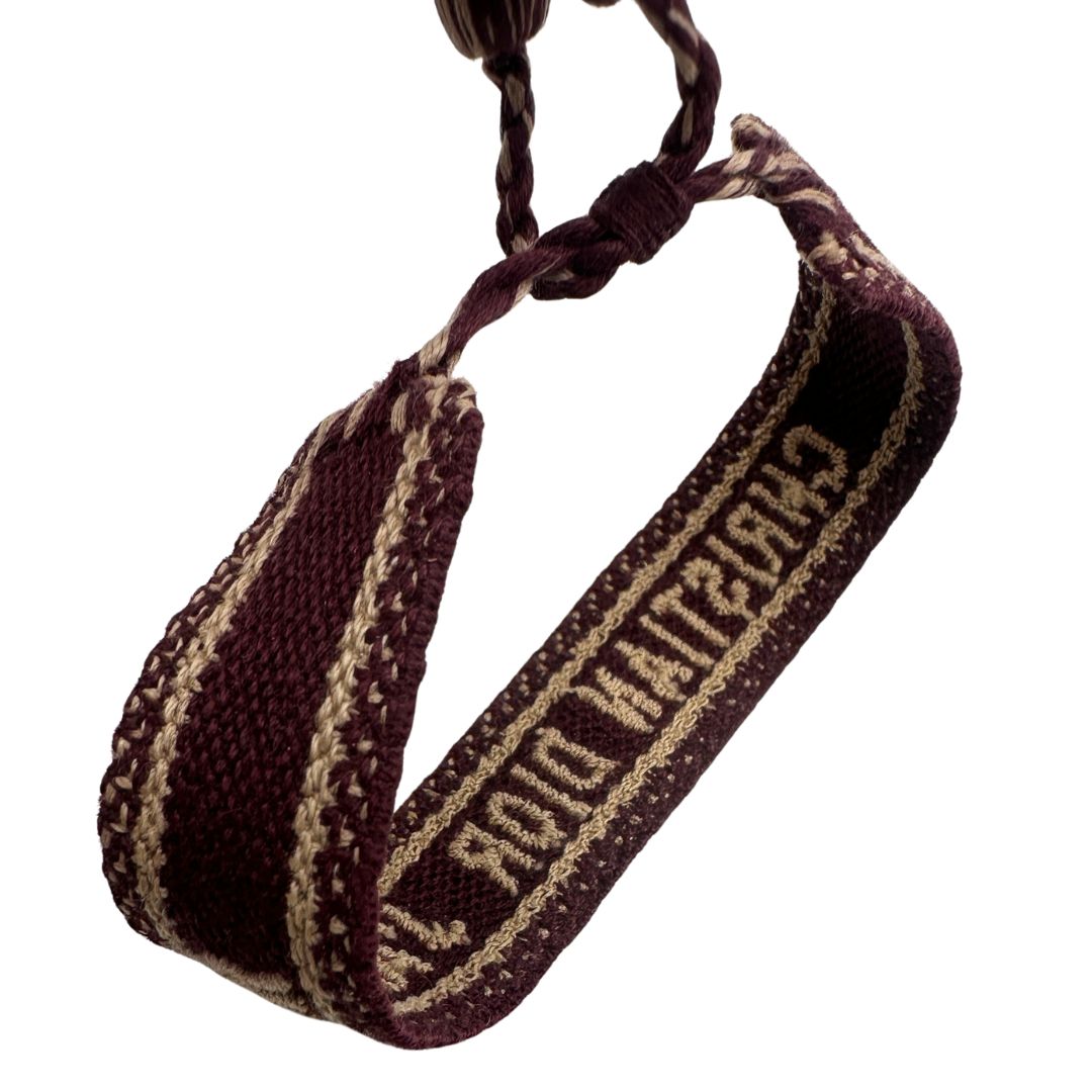 Bracciale Christian Dior bordeaux