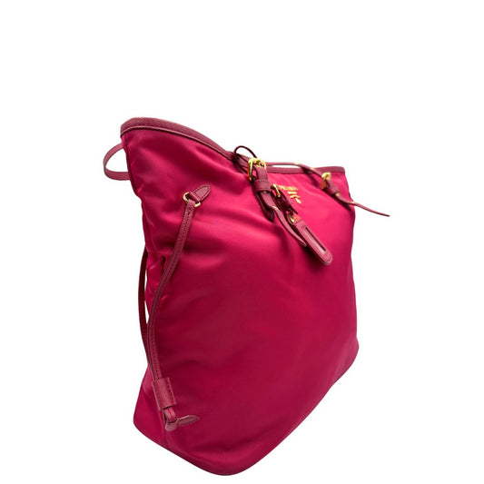 Shopper Prada nylon fucsia