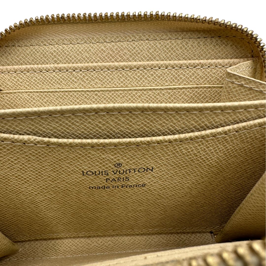 Portafoglio Zippy Coin Louis Vuitton damier azur