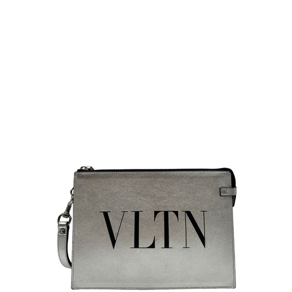 Pochette Valentino Garavani argentata