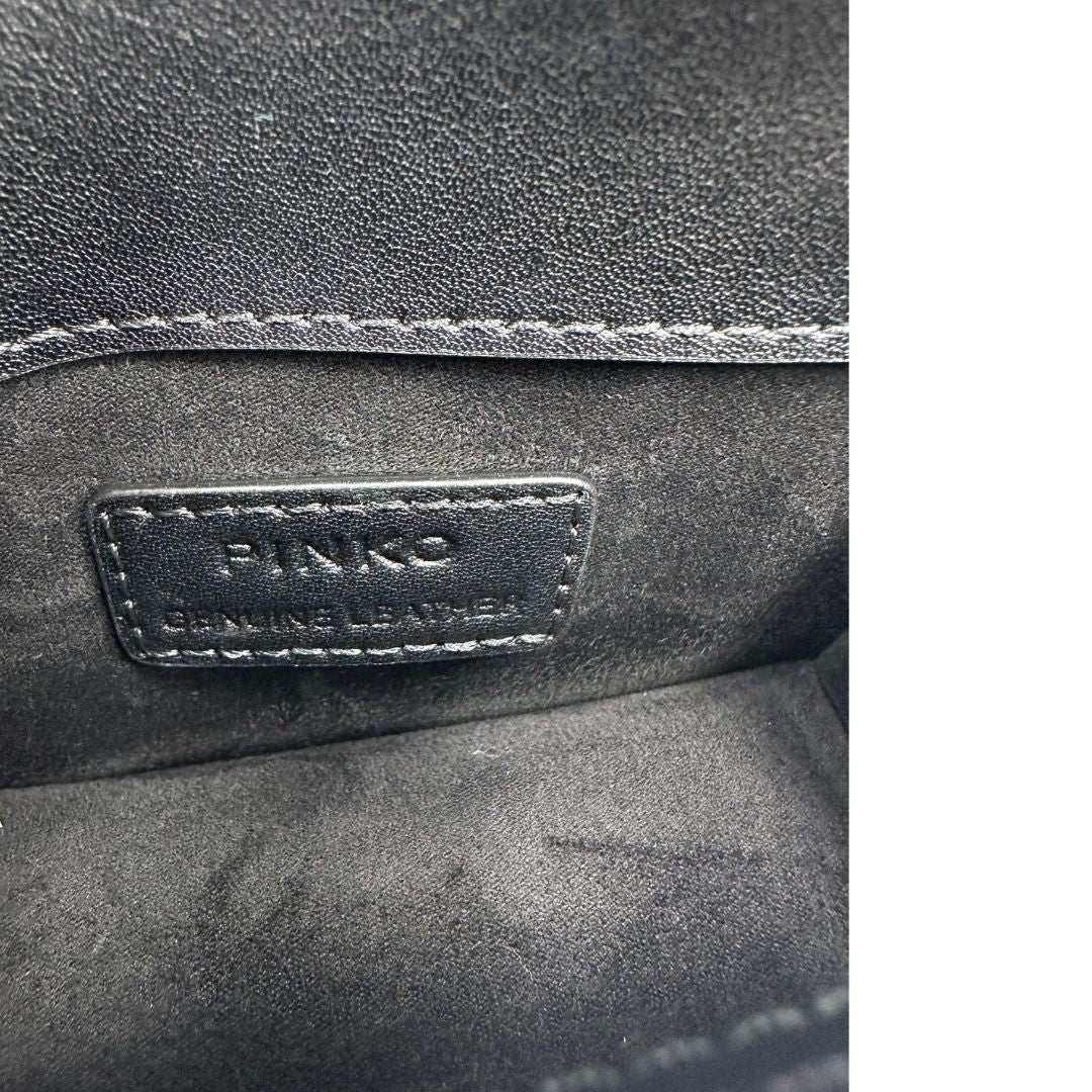 Borsa Pinko Love One micro nera