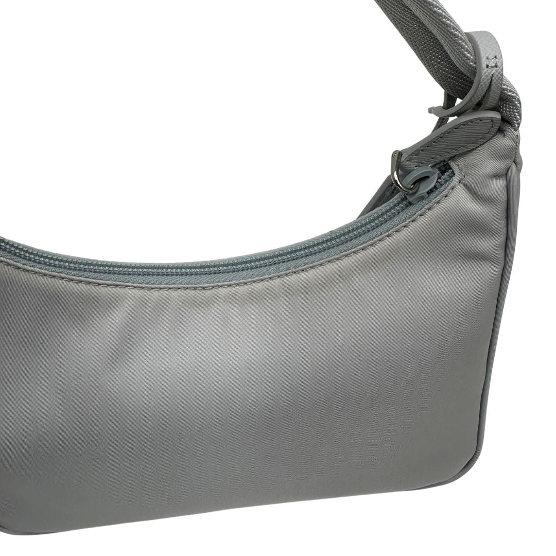 interno Borsa Prada in nylon grigio