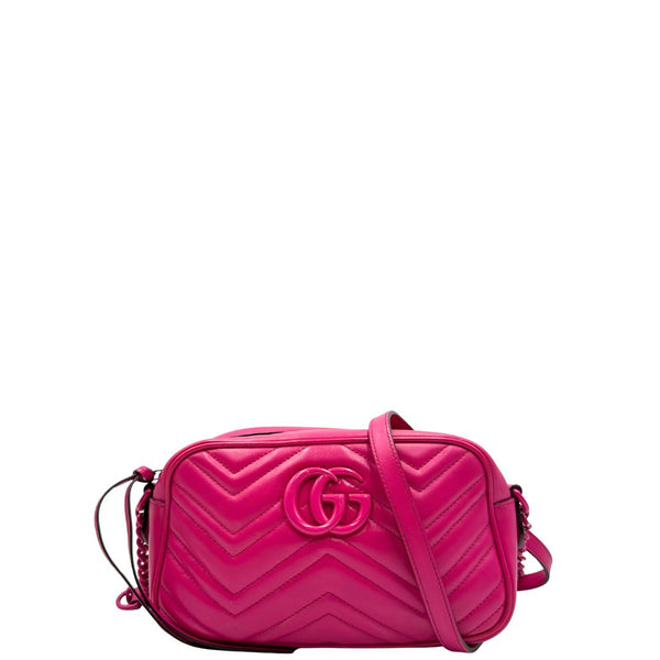 Camera Gucci Marmont fucsia misura piccola