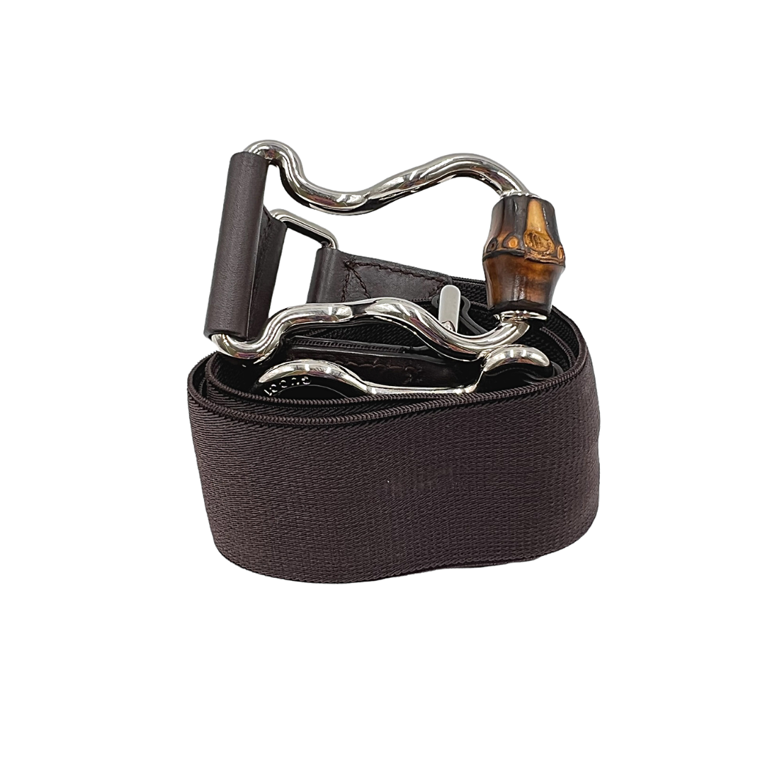 Cintura Gucci bamboo elastica Tg 42