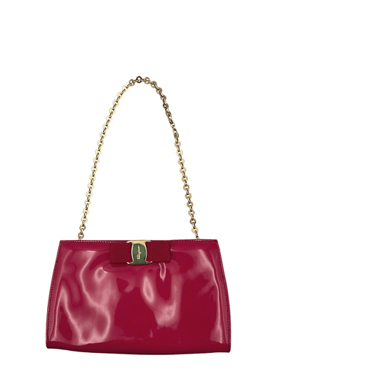 Pochette Ferragamo vernis