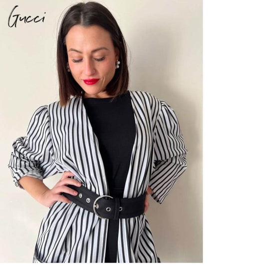 Foto cintura Gucci in tessuto nero per abiti. Accessori di lusso usati