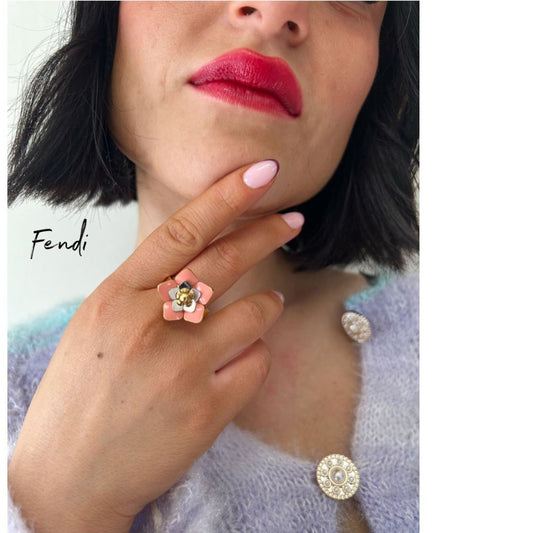 Anello Fendi fiore