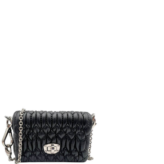 Micro Miu Miu pochette nera