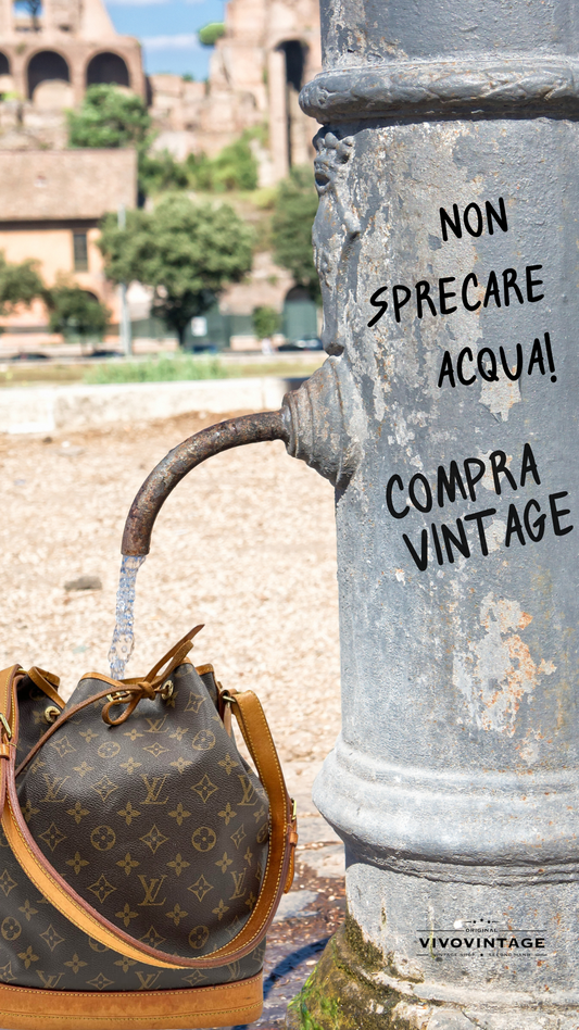# Non sprecare l'acqua: compra vintage! (e chiudi il rubinetto)