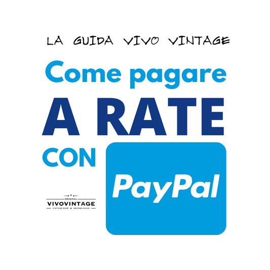 UDITE UDITE VINTAGINE!!  da oggi paghi in 3 rate con PayPal