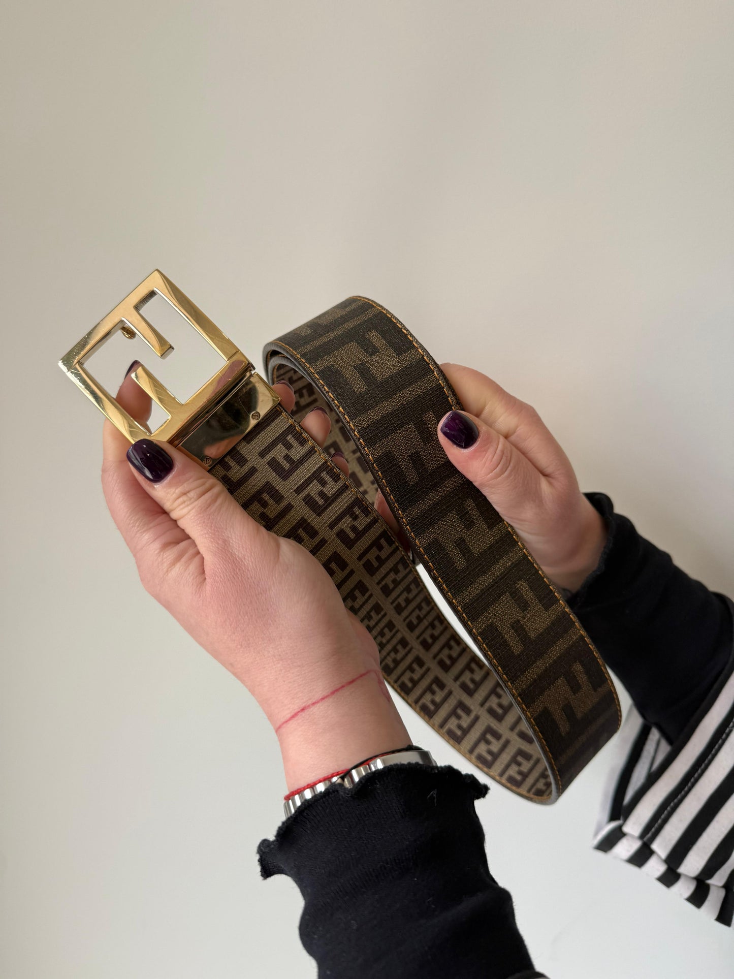 Cintura Fendi reversibile tg. 46