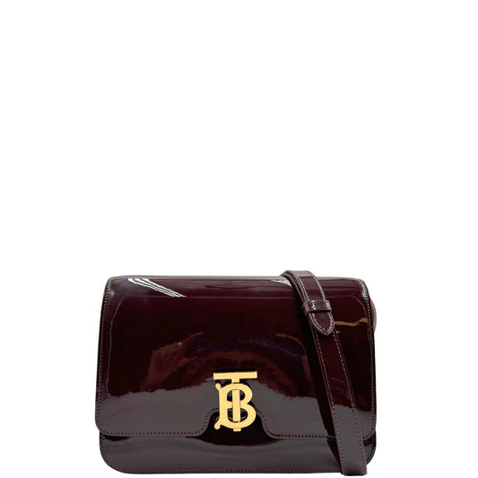 Tracolla Burberry vernis TB