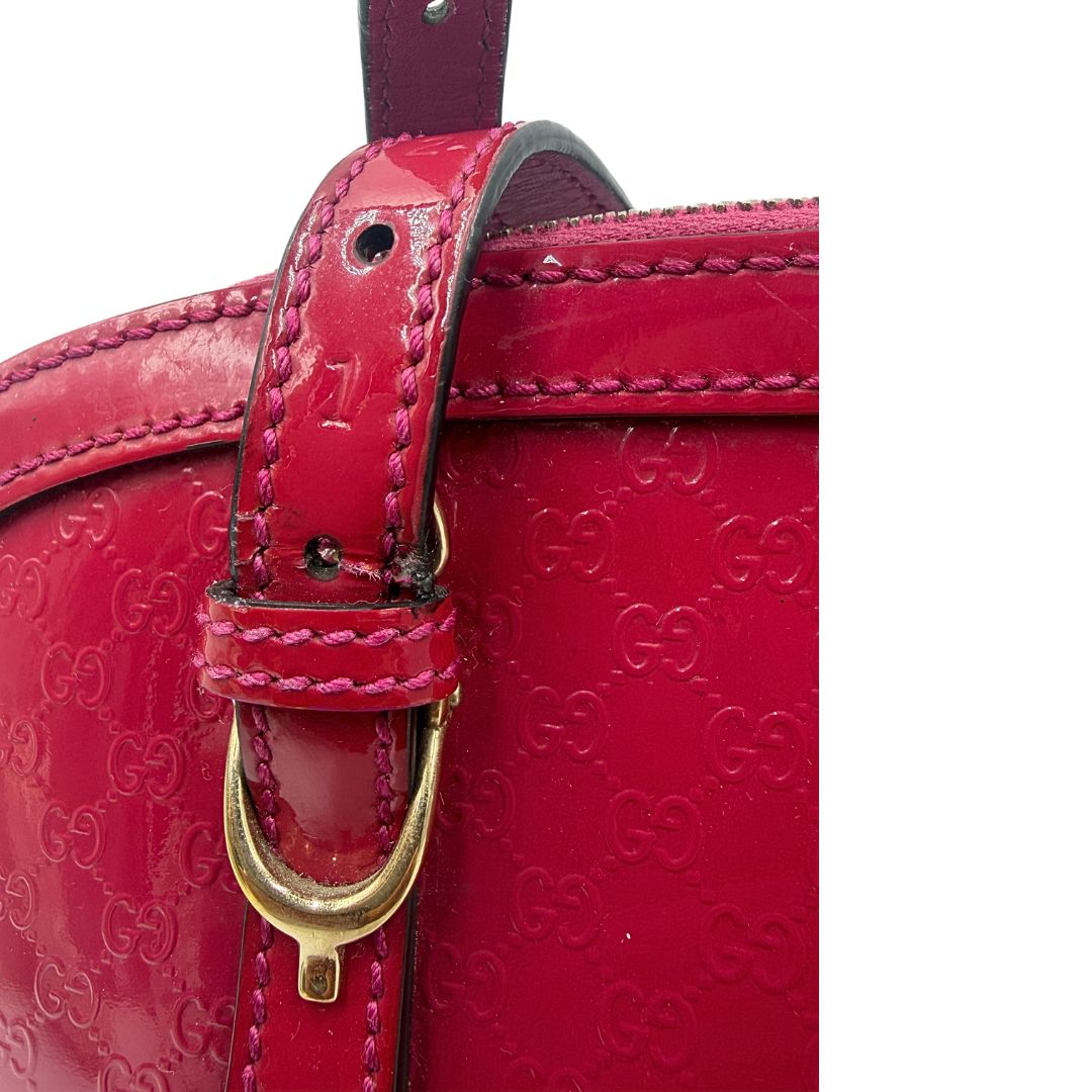 Borsa Satchel Gucci Microguccissima