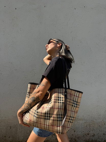 Shopper Burberry tartan